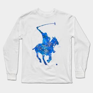 Polo sport blue art Long Sleeve T-Shirt